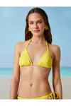 Koton Trojuholník Bikiny Top Halter Krk