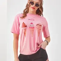 Resti Women's sports set with a t-shirt and shorts Ice Cream