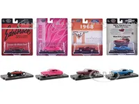 "Auto-Drivers" Set of 4 pieces in Blister Packs Release 115 Limited Edition to 7000 pieces Worldwide 1/64 Diecast Model Cars by M2 Machines