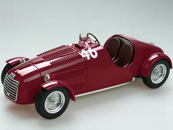 Ferrari 125C 46 Franco Cortese "Circuito Vigevano" (1947) Limited Edition to 70 pieces Worldwide "Mythos Series" 1/18 Model Car by Tecnomodel