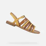 Yellow women's sandals Geox Sozy S - Women's