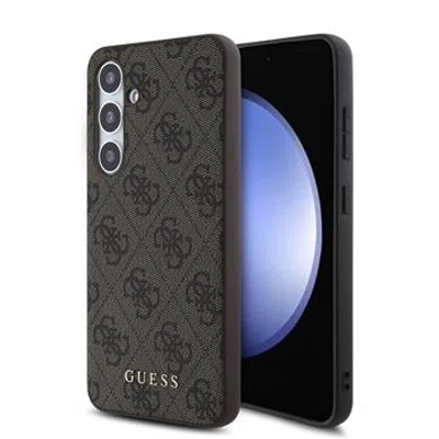 Zadní kryt Guess 4G pro Samsung Galaxy S24 FE, hnědá