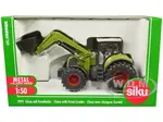 Claas Axion 850 Tractor with Front Loader Green with Gray Top 1/50 Diecast Model by Siku