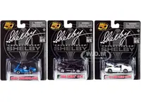 "Carroll Shelby 50th Anniversary" 3 piece Set 2022 Release 1/64 Diecast Model Cars by Shelby Collectibles
