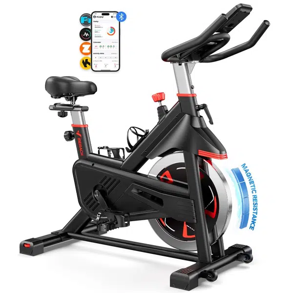 MERACH S38 Magnetic Exercise Bike Black