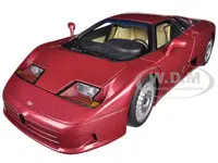 Bugatti EB110 GT Dark Red 1/18 Diecast Car Model by Autoart