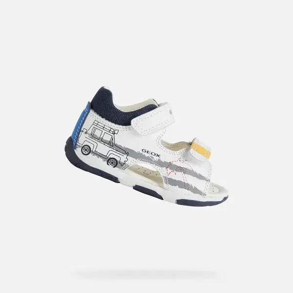 Chlapci první kroky Geox Tapuz Bílá - Kluci