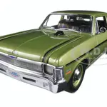 1970 Chevrolet Nova Yenko Deuce Citrus Green Limited Edition to 600pcs 1/18 Diecast Model Car by GMP
