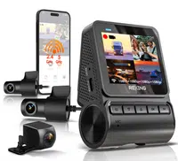 REXING RH2-4 Quad-Channel Dash Cam - 1080p Front, Rear, Cabin, and Exterior Coverage with Wi-Fi, and Optional GPS - RH2-4+64G
