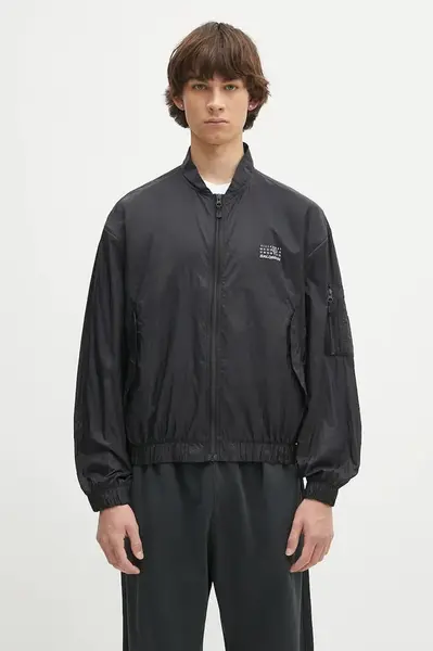 Bunda MM6 Maison Margiela x Salomon černá barva, přechodná, SH0AM0056