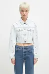 Fiorucci  Bavlněná džínová bunda  Confetti Dot Cropped Denim