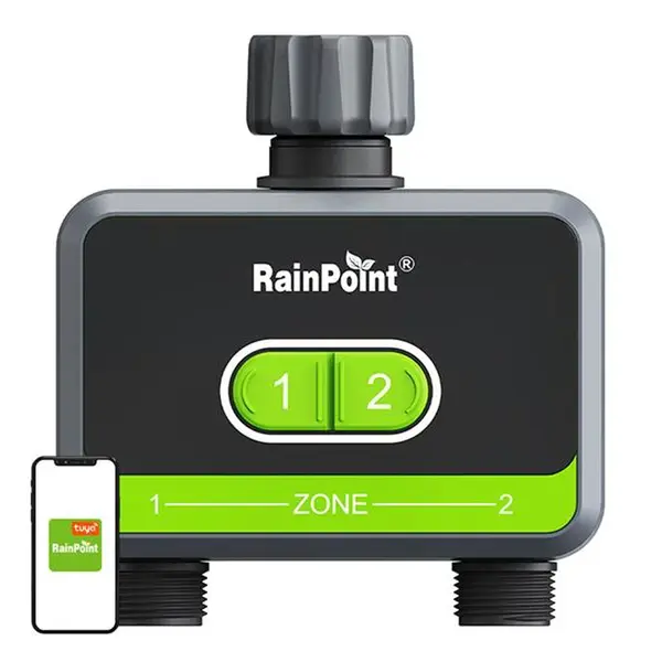 Dvouzónový ovladač zavlažování RAINPOINT HTV210B Bluetooth