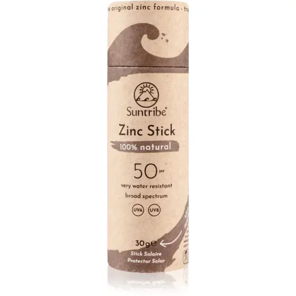 Suntribe Sports Zinc Stick minerálna ochranná tyčinka na citlivé miesta SPF 50 Mud Tint 30 g