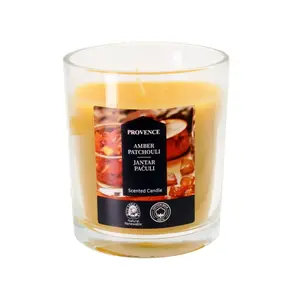 Provence Svíčka ve skle Jantar a pačuli 135 g