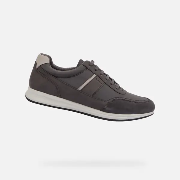 Dark grey men's sneakers Geox Avery - Men's