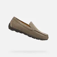 Light grey men's moccasins Geox Spherica EC16 - Men's