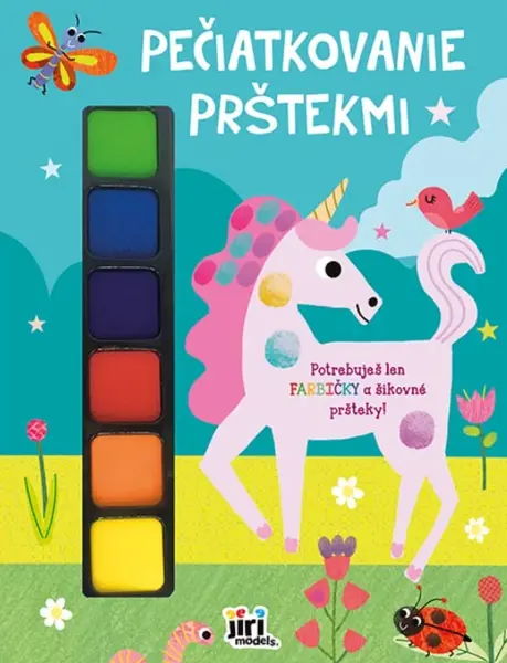 Pečiatkovanie prstíkmi Jednorožec