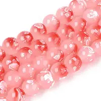 Baking Paint Glass Beads Strands