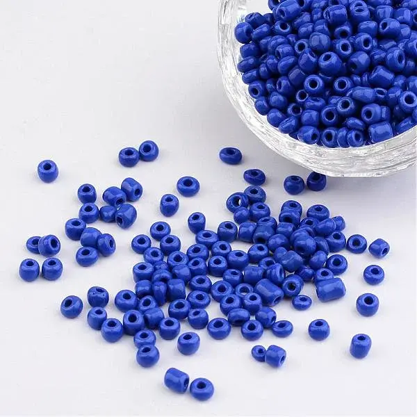 6/0 Opaque Colours Round Glass Seed Beads