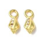 Brass Micro Pave Cubic Zirconia Pendant