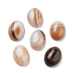 Dyed & Heated Natural Banded Agate Cabochons