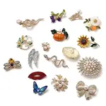 Alloy Rhinestone Brooches