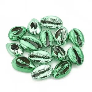 Electroplated Sea Shell Beads