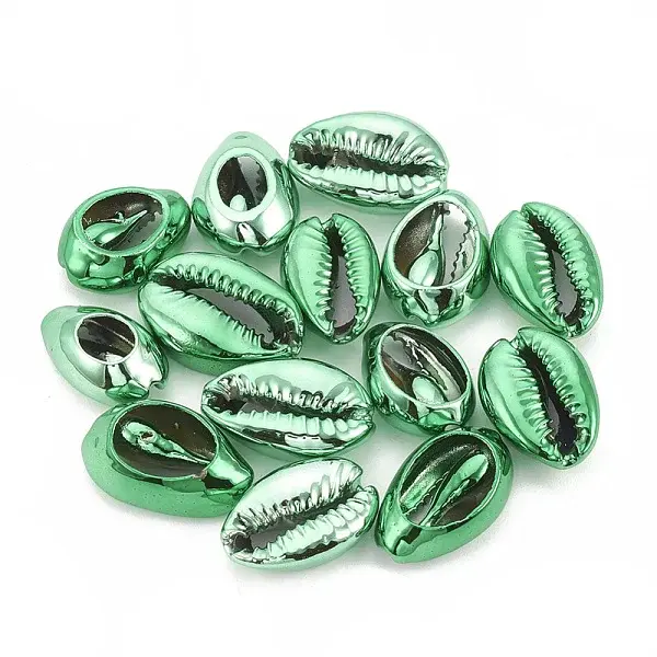Electroplated Sea Shell Beads