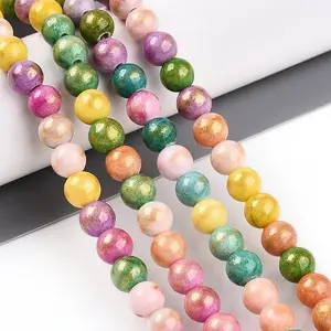 Natural Mashan Jade Beads Strands