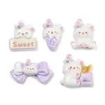 Rabbit Theme Resin Cabochons