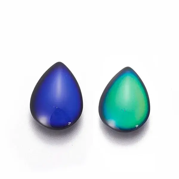 Glass Cabochons(Color will Change with Different Temperature)