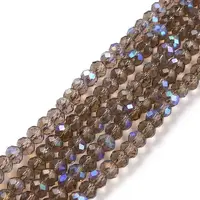 Electroplate Glass Beads Strands