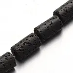 Synthetic Lava Rock Bead Strands