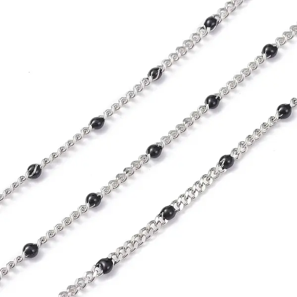 304 Stainless Steel Enamel Curb Chains