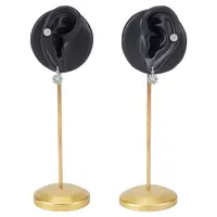 2Pcs 2 Styles Resin Ear Shaped Earring Display Riser Stands