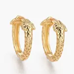 Brass Micro Pave Cubic Zirconia Huggie Hoop Earrings