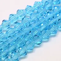 Imitate Austrian Crystal Bicone Glass Beads Strands