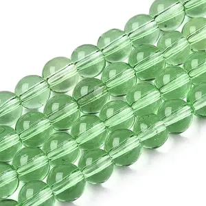 Transparent Glass Beads Strands