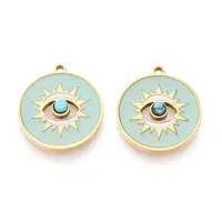 316 Surgical Stainless Steel Enamel Pendants