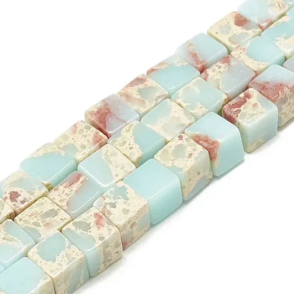 Synthetic Imperial Jasper Beads Strands