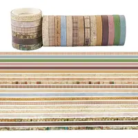 20 Rolls Paper Adhesive Tape Set