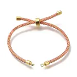 Braided Cotton Cord Slider Bracelet Making