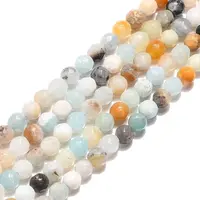 Natural Flower Amazonite Beads Strands