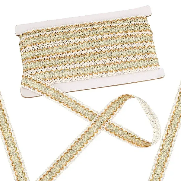 12M Polyester Braided Lace Ribbons