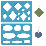 Acrylic Earring Handwork Template