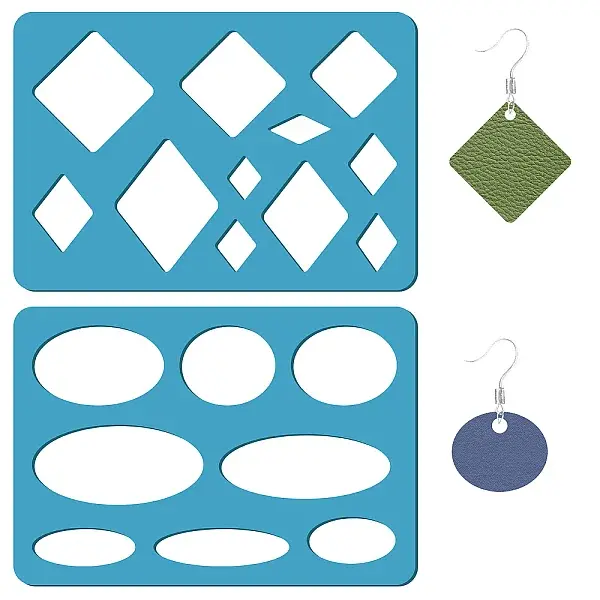 Acrylic Earring Handwork Template