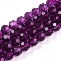 Baking Paint Transparent Glass Beads