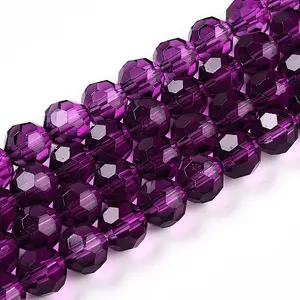 Baking Paint Transparent Glass Beads