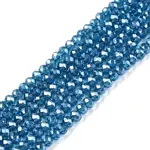 Electroplate Glass Beads Strands