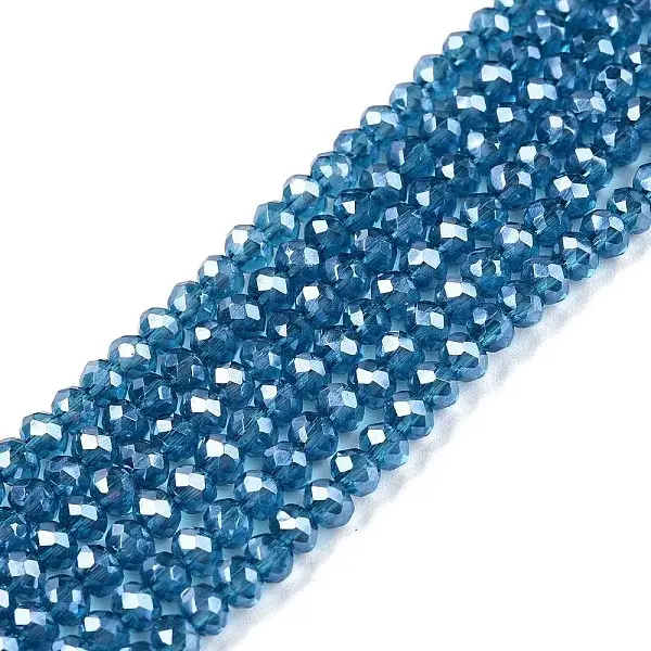 Electroplate Glass Beads Strands